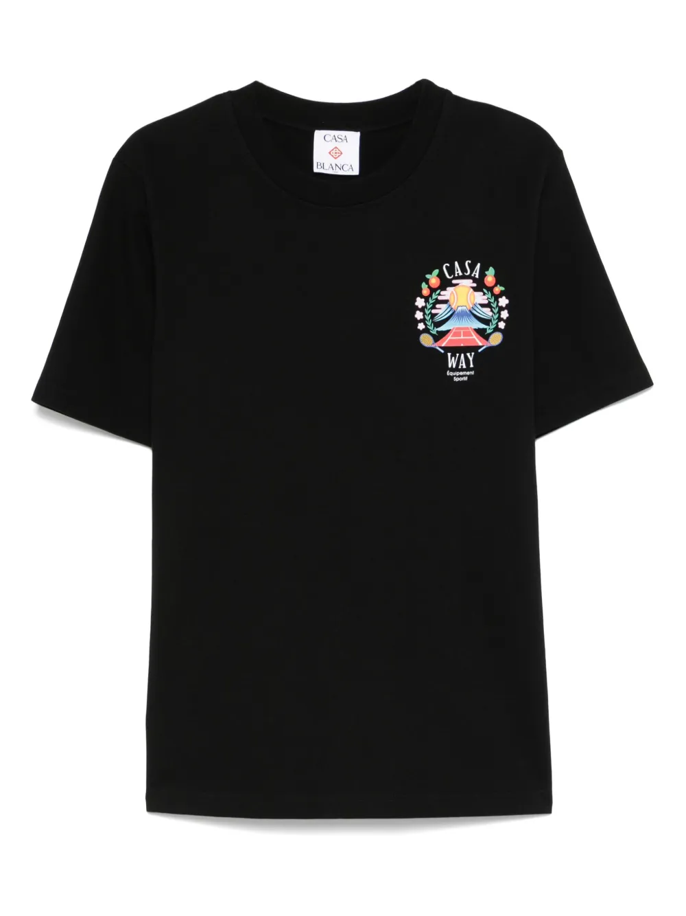 Casablanca Casa Way T-shirt Zwart