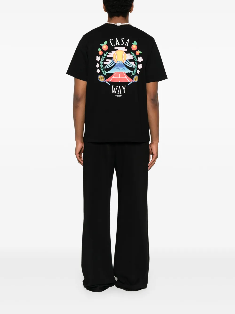 Casablanca Casa Way T-shirt - Zwart