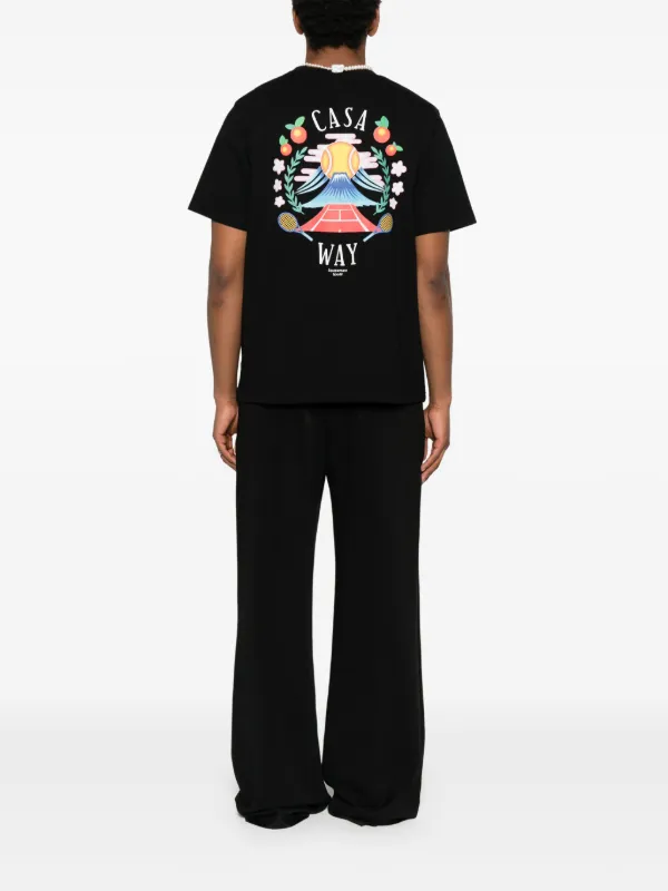 Casablanca Casa Way T-shirt | Black | FARFETCH