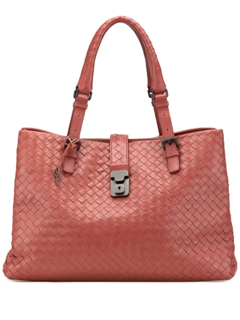 Bottega Veneta Pre-Owned tote Roma mediana de piel de napa Intrecciato 2012-2025