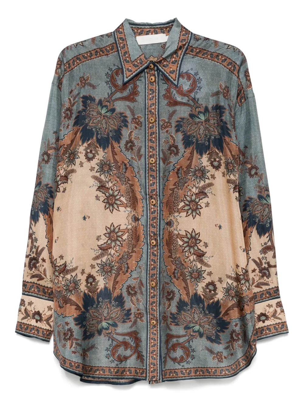 ZIMMERMANN Ascension blouse Blauw