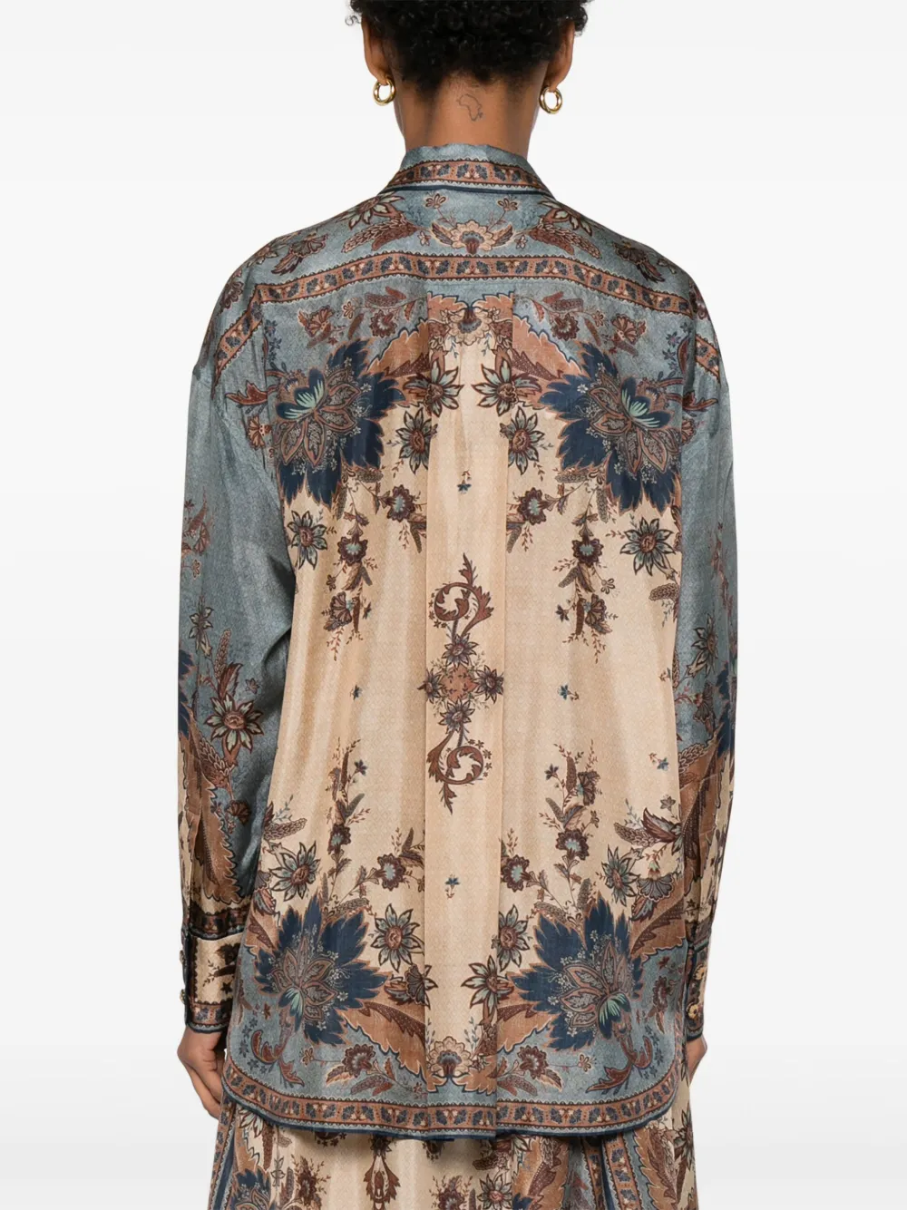 ZIMMERMANN Ascension blouse Blauw