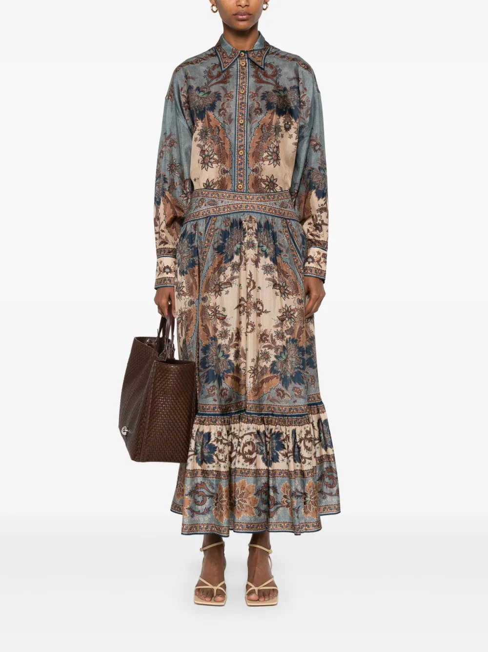 ZIMMERMANN Ascension shirt - Blauw