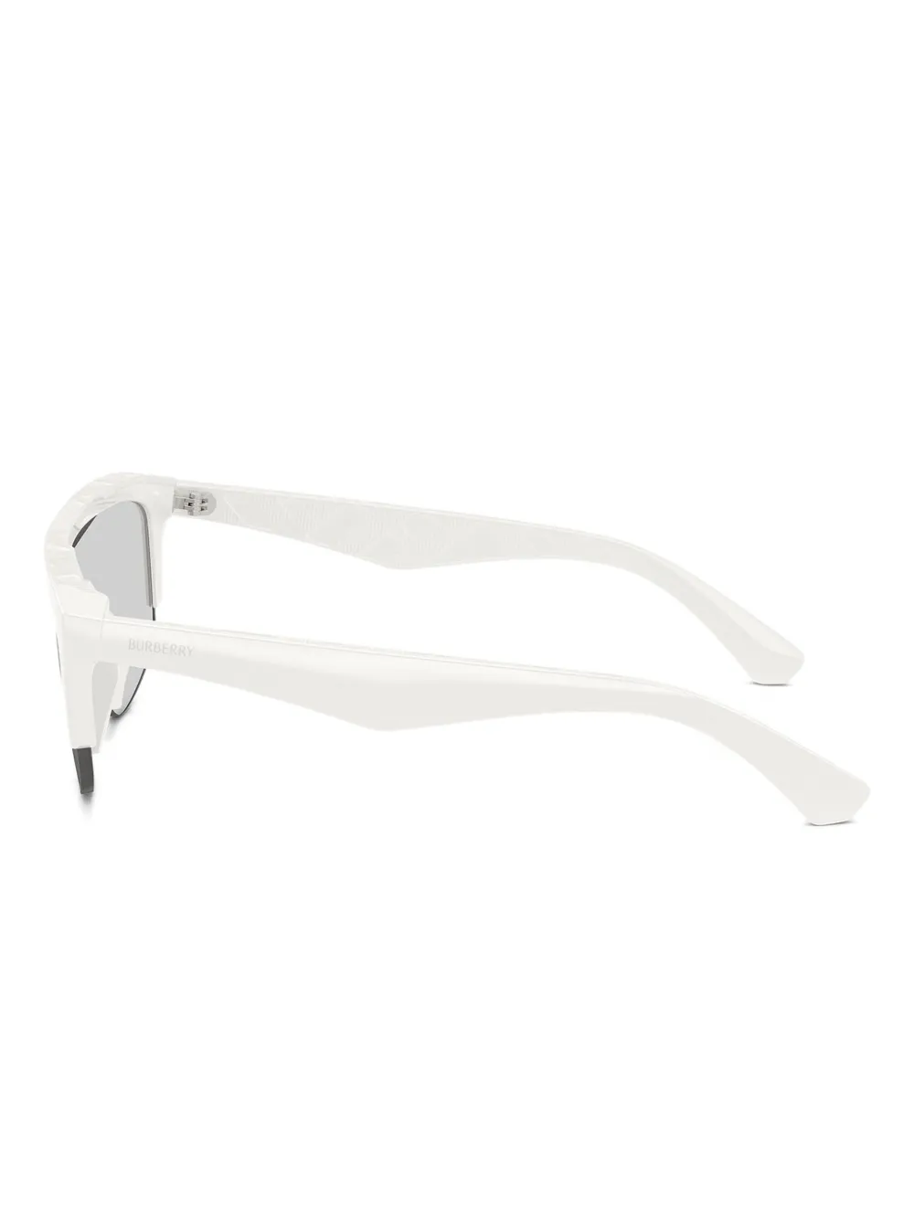 Burberry Eyewear Zonnebril met geometrisch montuur Wit