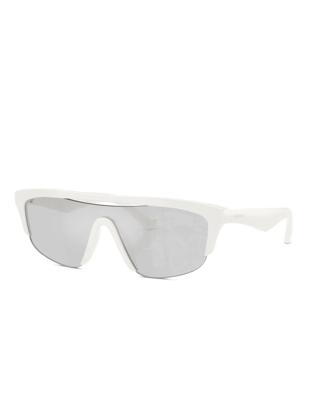 Burberry Eyewear Zonnebril met geometrisch montuur Wit