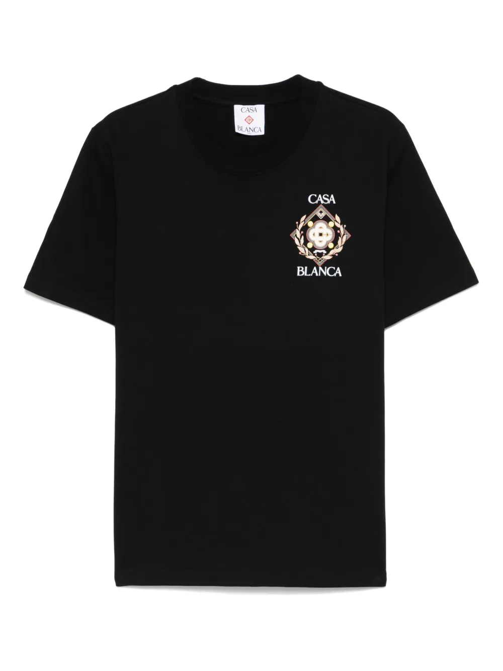 Casablanca Championship Diamond T-shirt Zwart