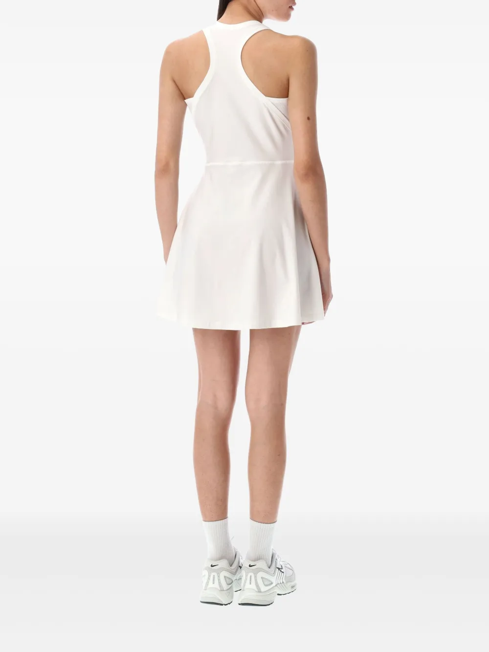 Nike logo-print mini dress - Wit