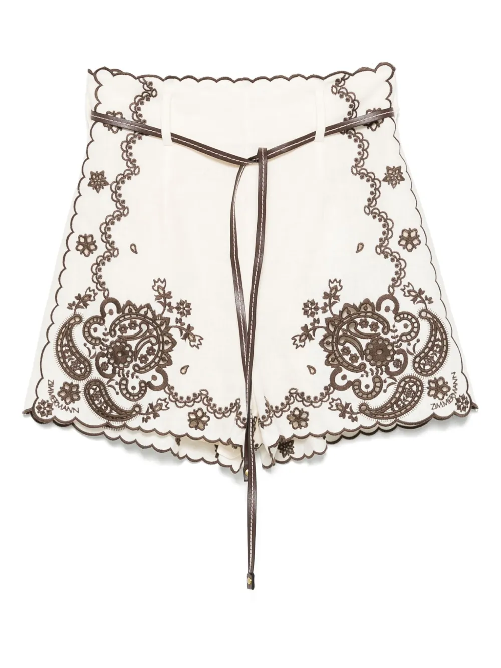 ZIMMERMANN Ascension shorts Beige