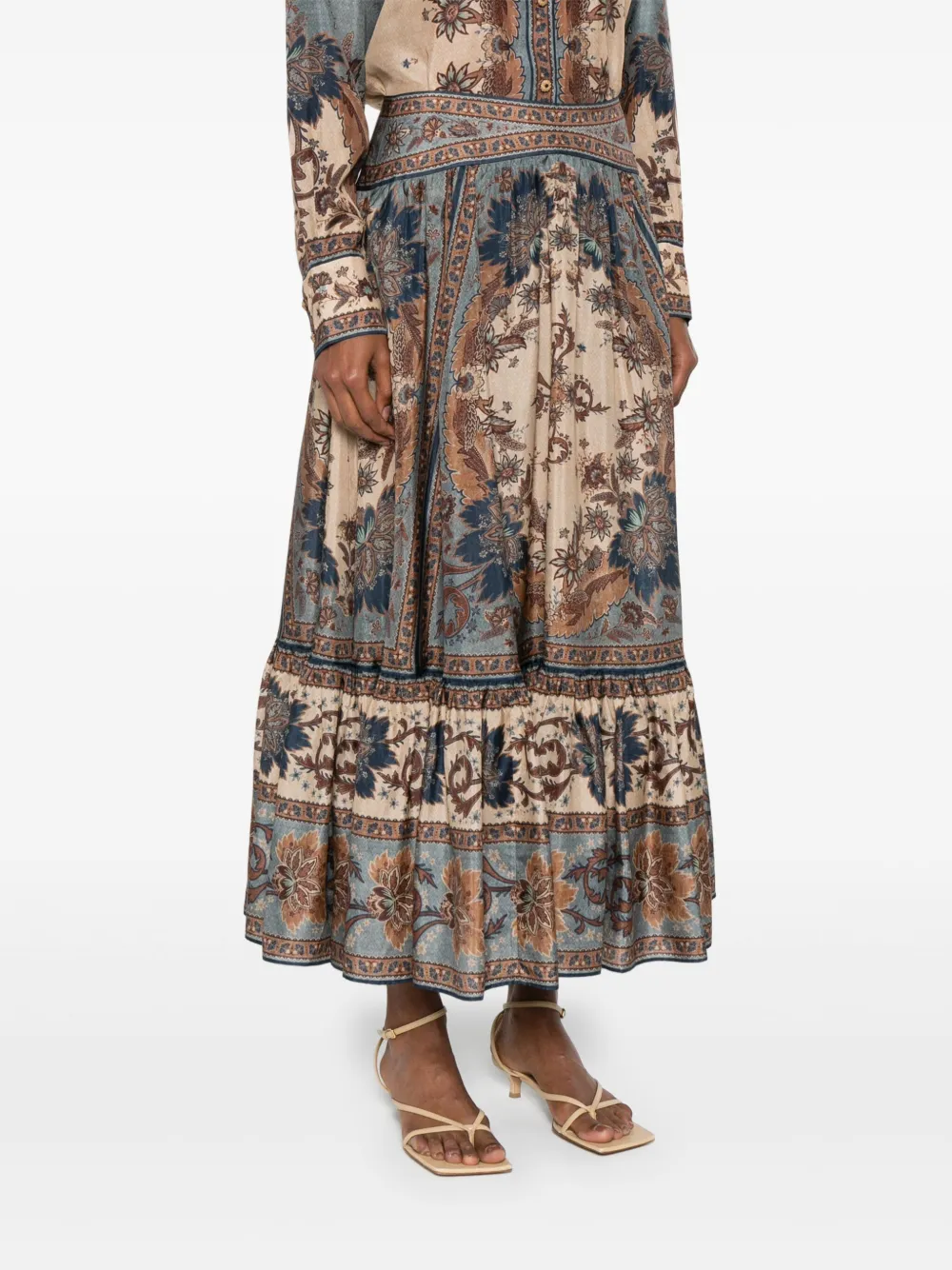 ZIMMERMANN ASCENSION MIDI SKIRT