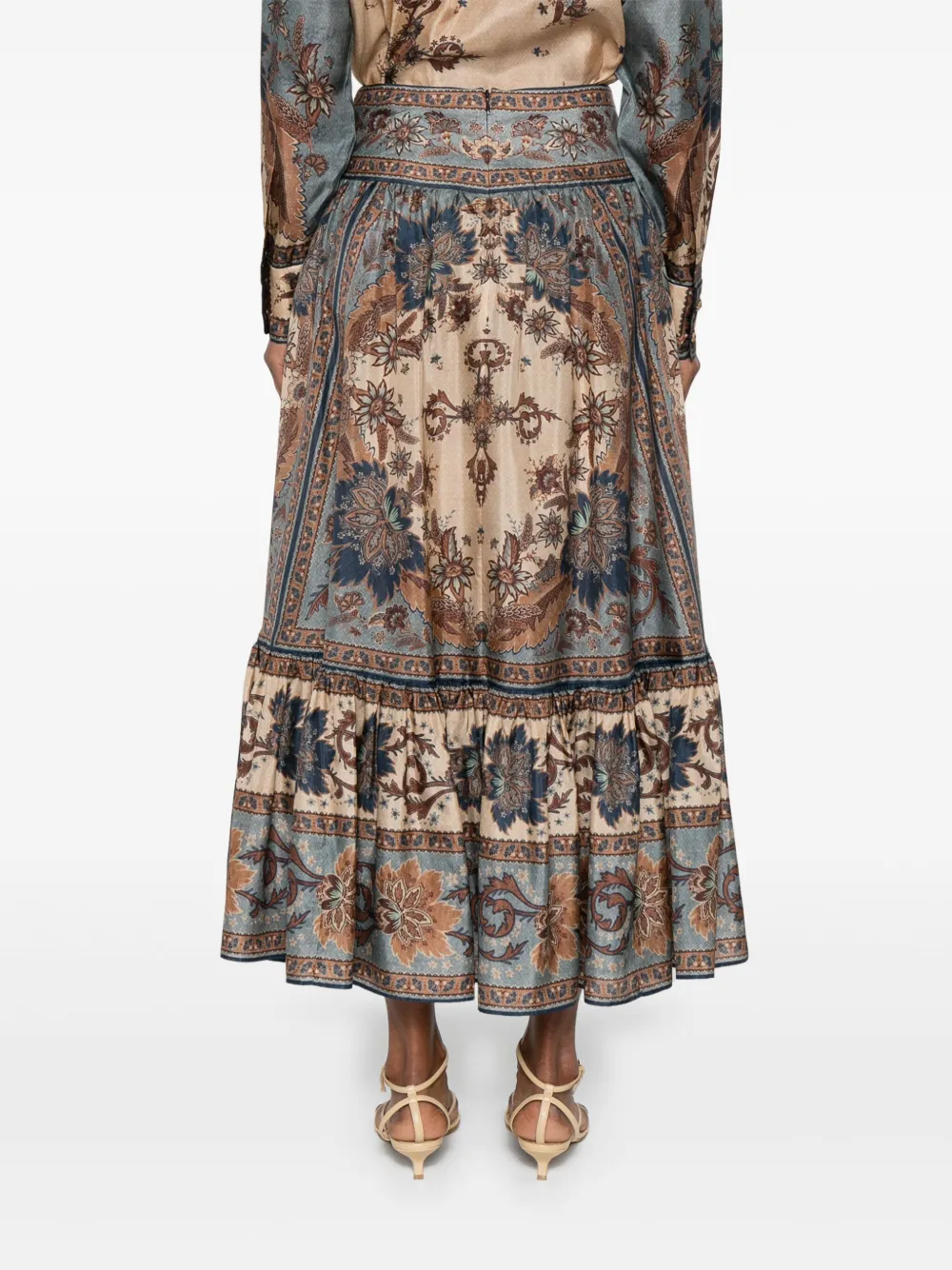 ZIMMERMANN ASCENSION MIDI SKIRT