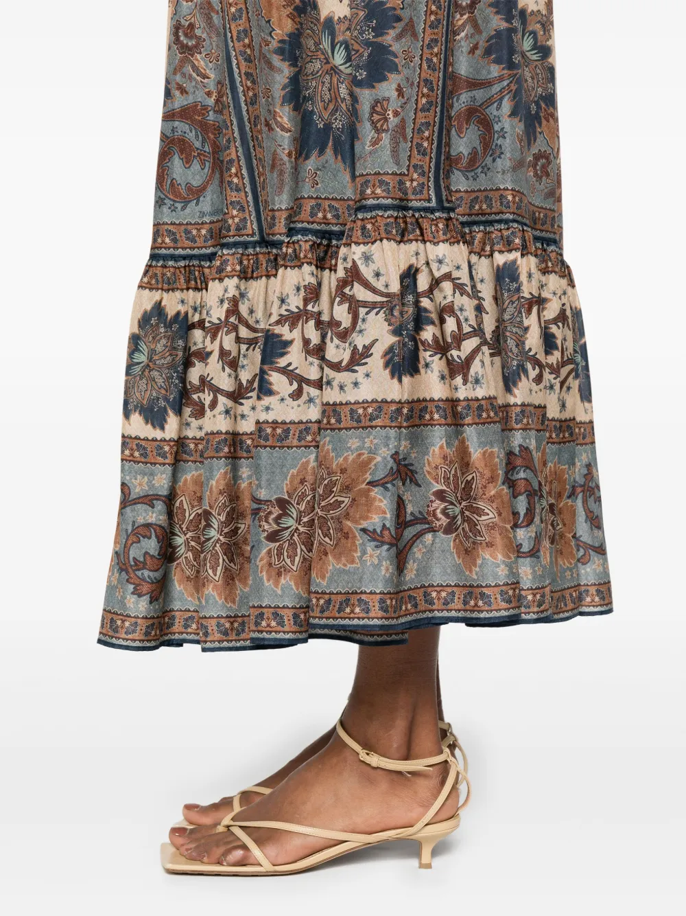 Shop Zimmermann Ascension Midi Skirt