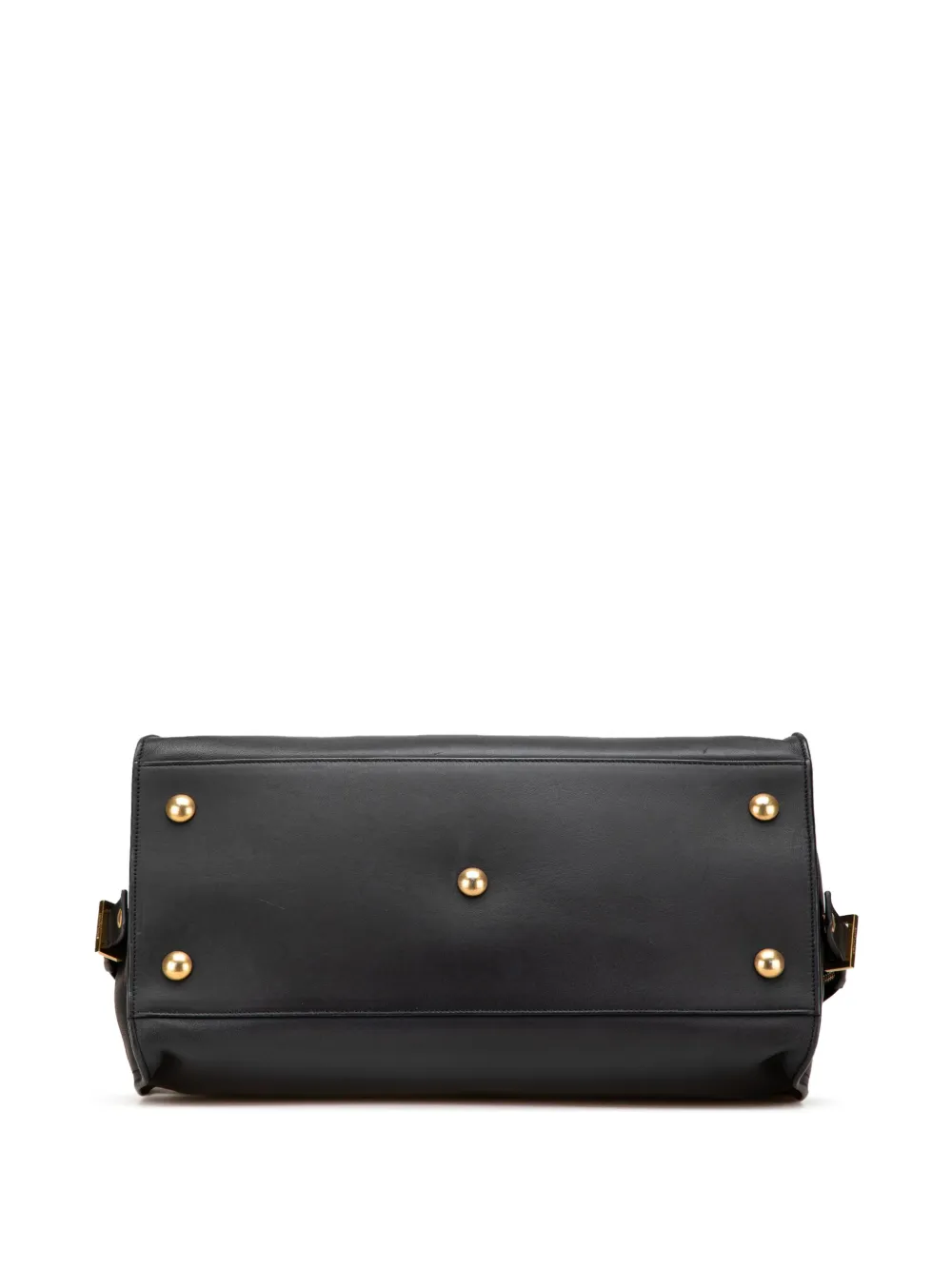 Pre-owned Saint Laurent 2014 Medium Leather Classic Y Cabas Satchel In Black