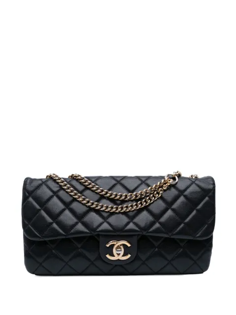 CHANEL Pre-Owned 2012-2013 Quilted Calfskin CC Crown Flap shoulder bag