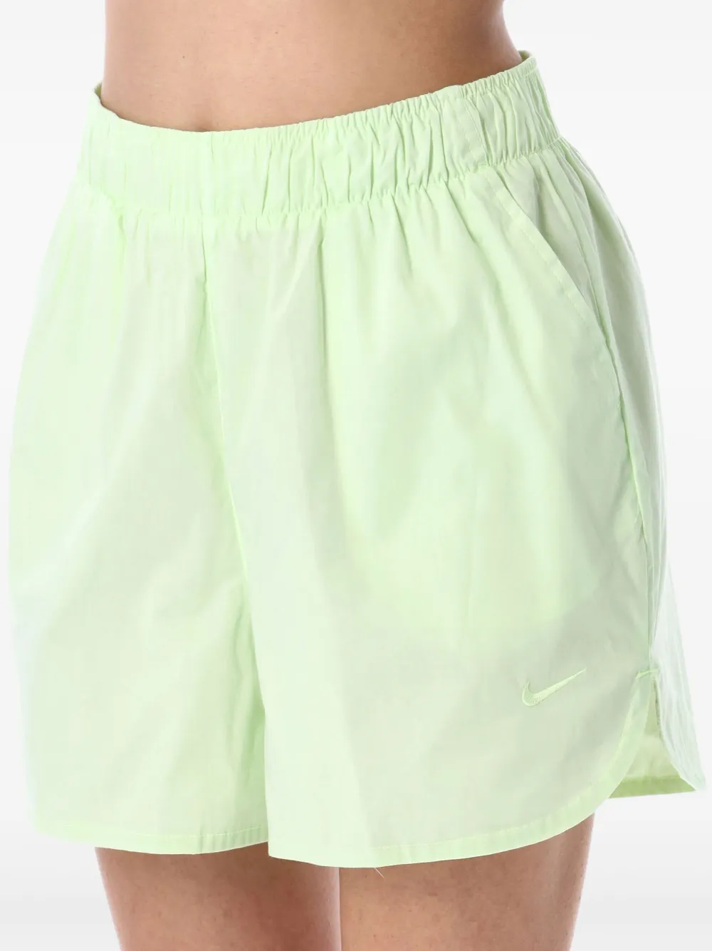 Nike Shorts met geborduurd logo Groen