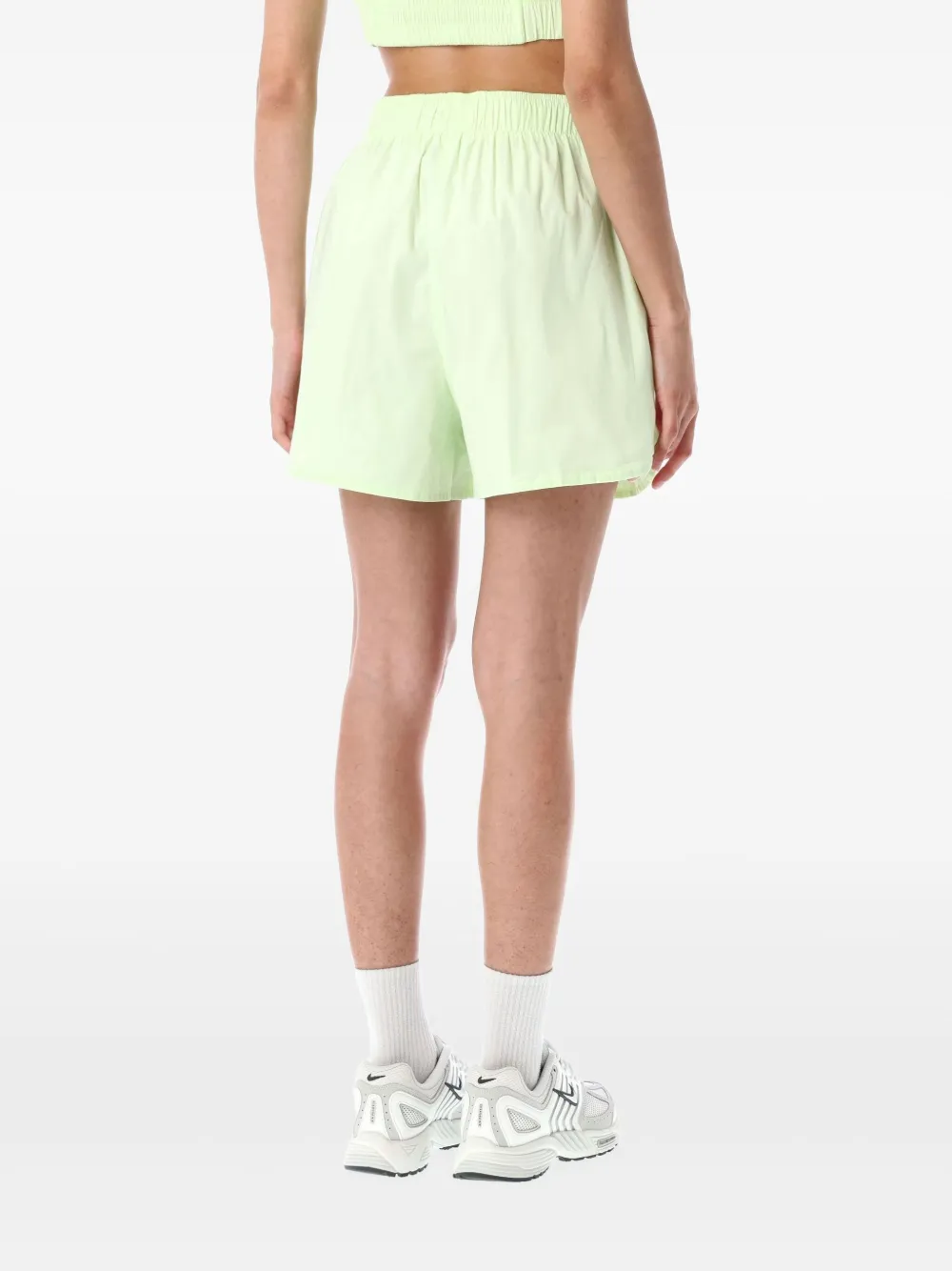 Nike Shorts met geborduurd logo Groen