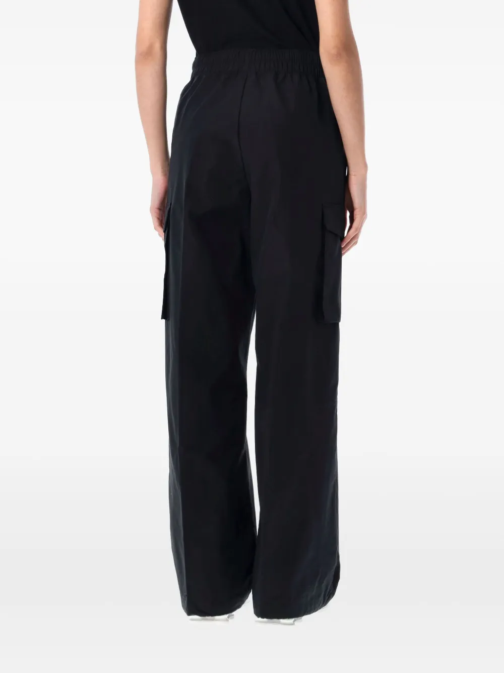 Nike logo-print track pants - Zwart