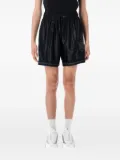 Nike logo-embroidered shorts - Black