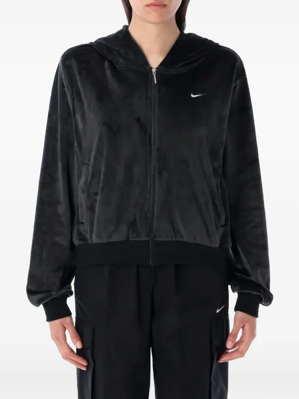 velour nike hoodie