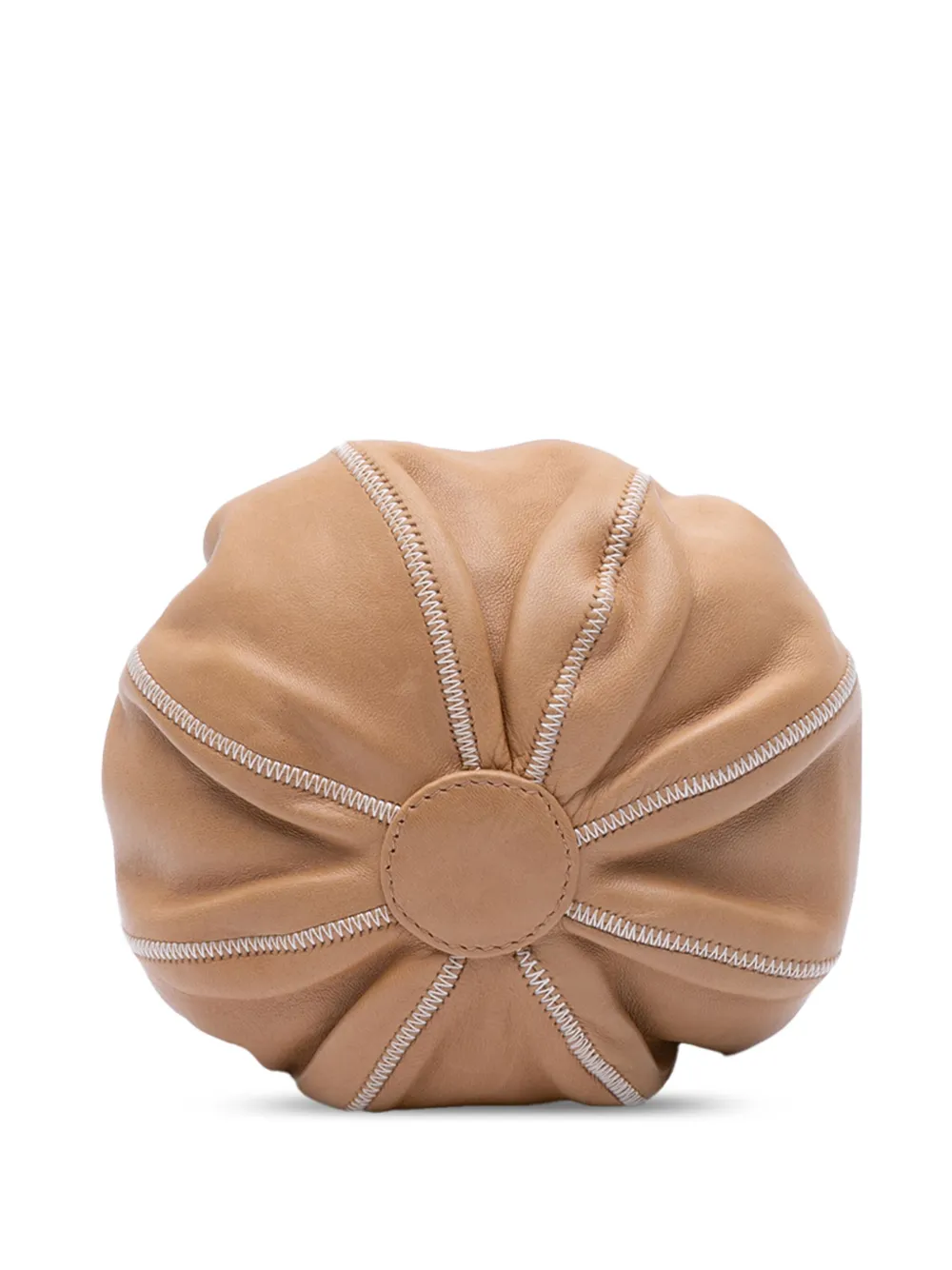 Pre-owned Chanel 2003-2004 Mini Lambskin And Satin Reversible Sac Cordon Clutch Bag