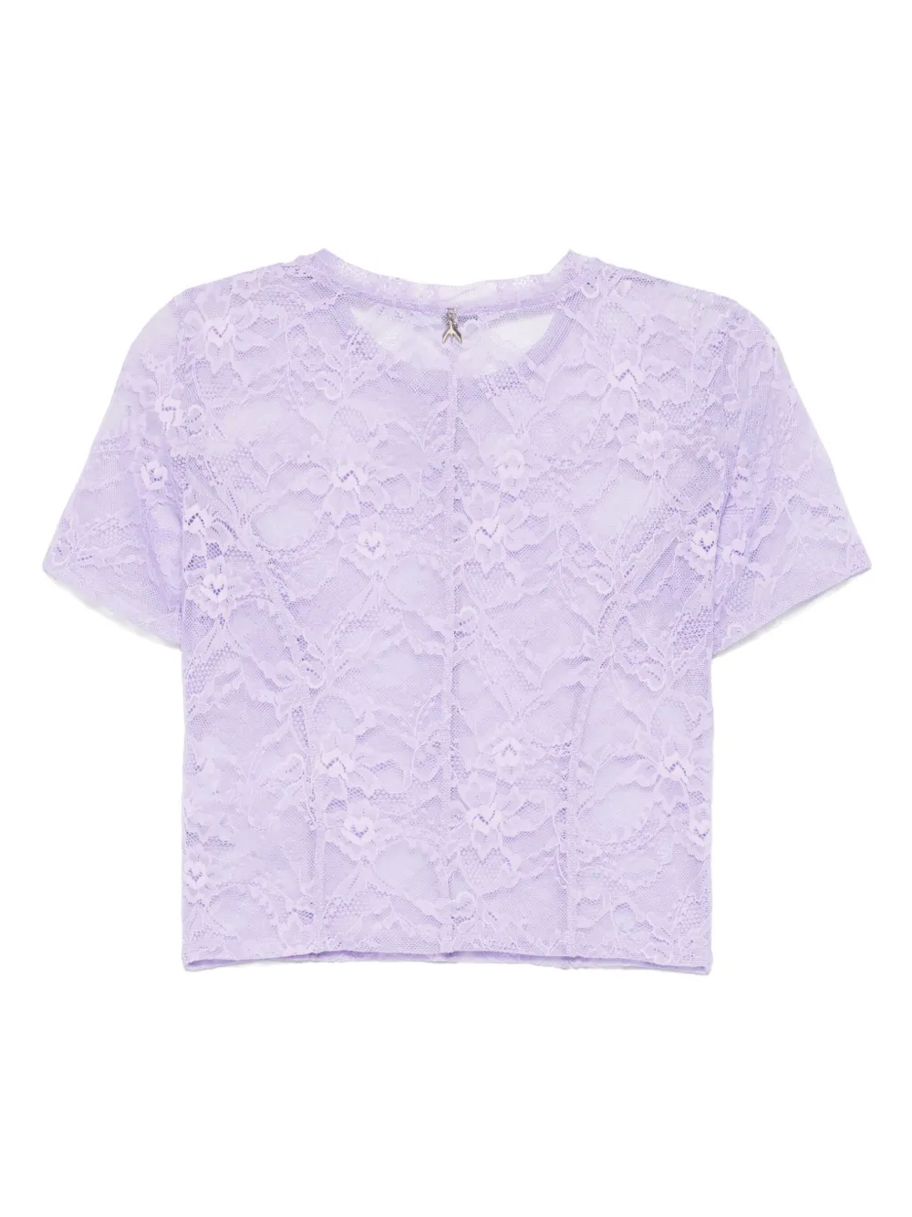 PATRIZIA PEPE LACE JERSEY T-SHIRT