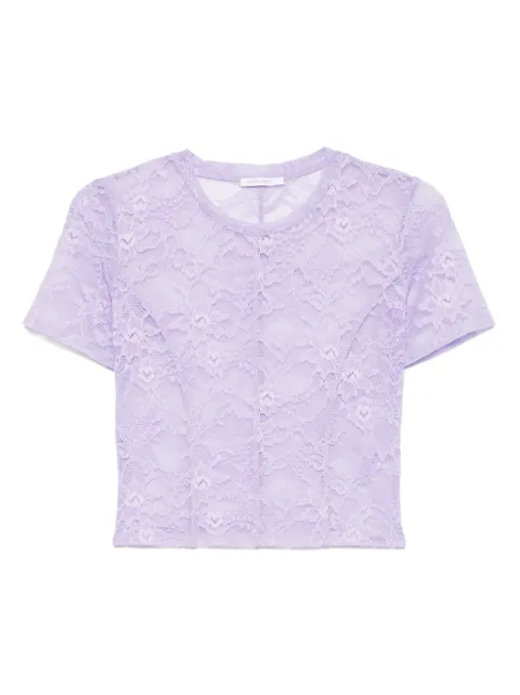 Patrizia Pepe lace jersey T-shirt 
