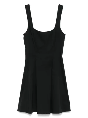 Low Classic Striped Midi Dress - Black Low Classic Striped Midi Dress - Black