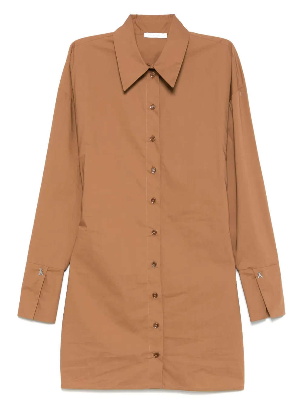 Shop Patrizia Pepe Poplin Mini Dress