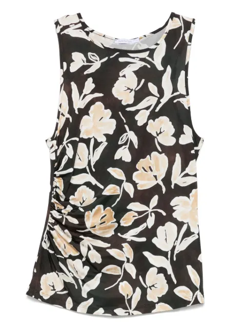 Patrizia Pepe floral-print jersey top 