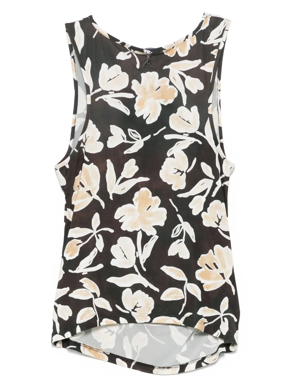 PATRIZIA PEPE FLORAL-PRINT JERSEY TOP