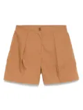 Patrizia Pepe cotton shorts - Brown
