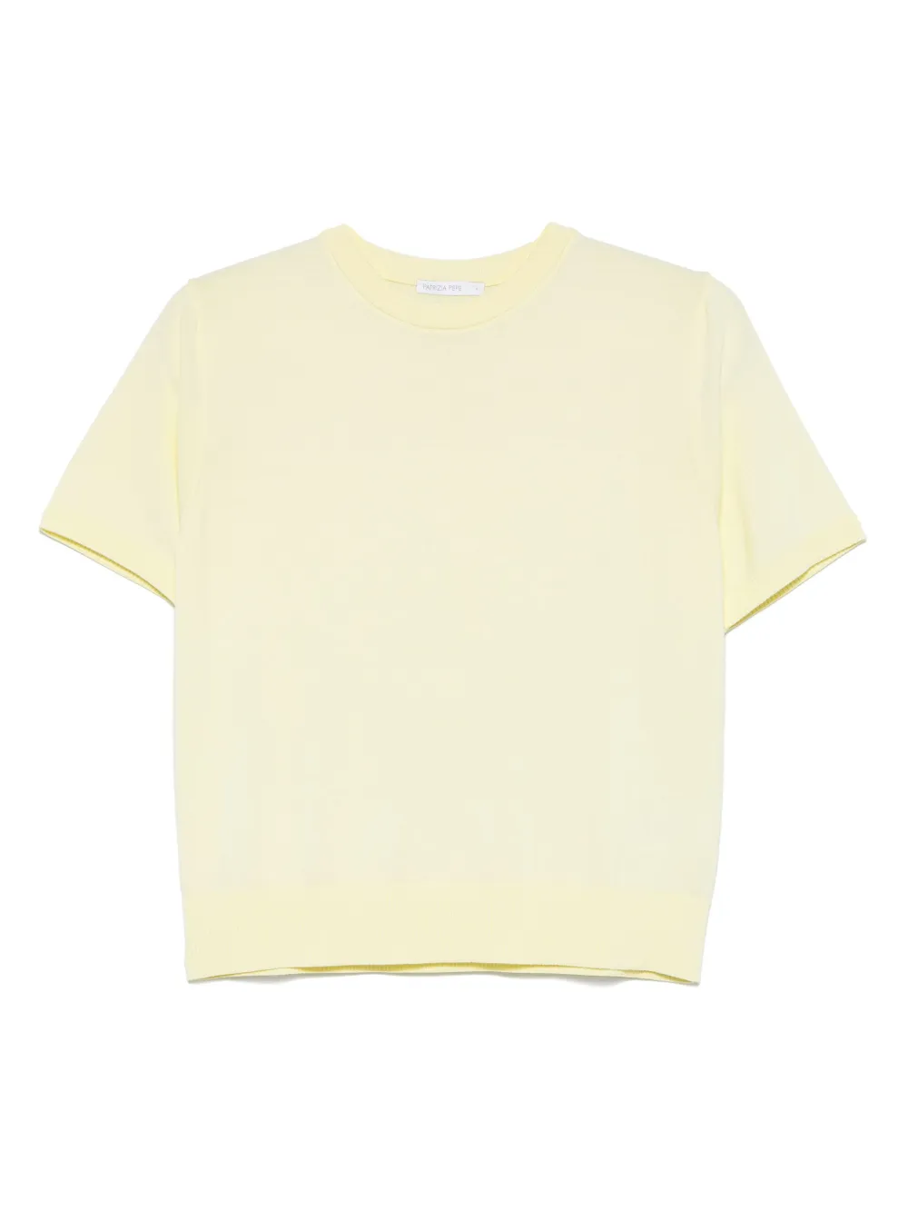 PATRIZIA PEPE KNITTED T-SHIRT 