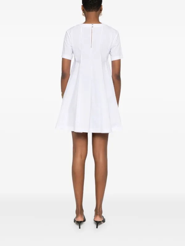 patrizia pepe short dress Patrizia Pepe Cotton Mini Dress | White