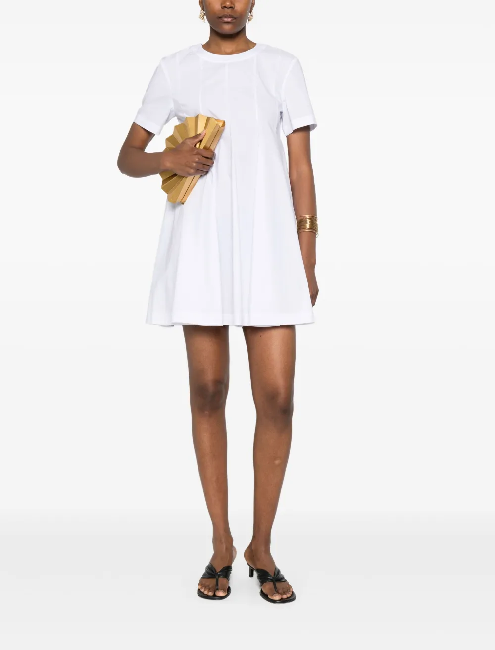 Patrizia Pepe cotton mini dress - Wit