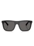 Burberry Eyewear matte square sunglasses - Black