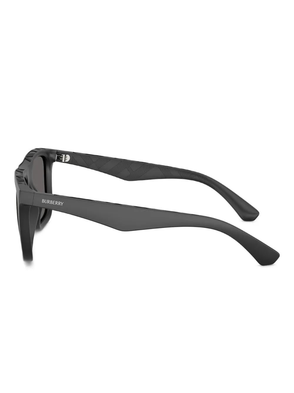 Burberry Eyewear Zonnebril met mat vierkant montuur Zwart