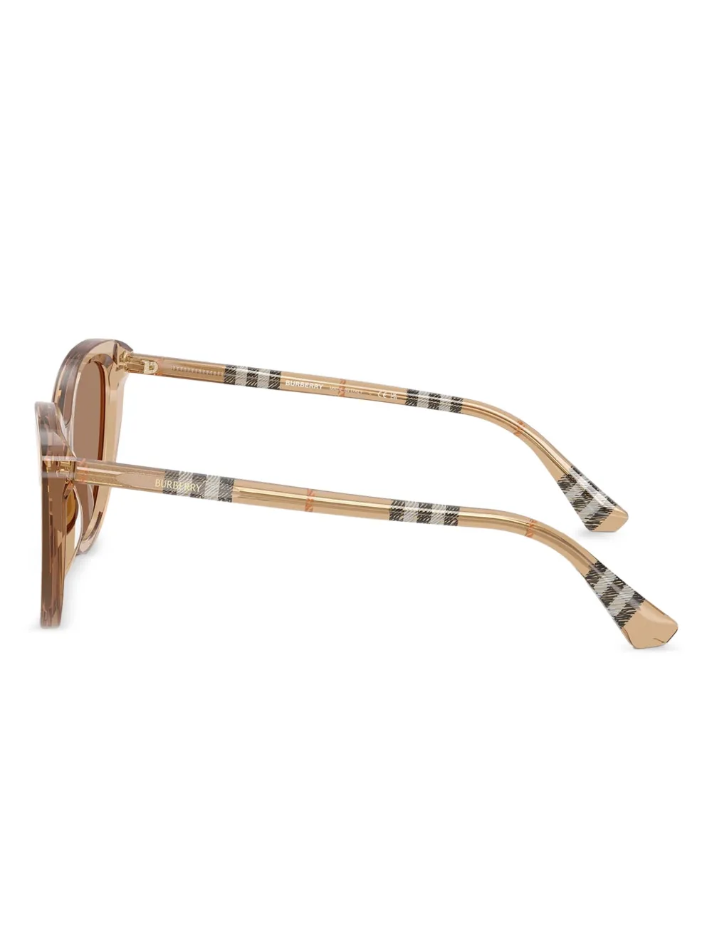 Burberry Eyewear Zonnebril met cat-eye montuur Beige