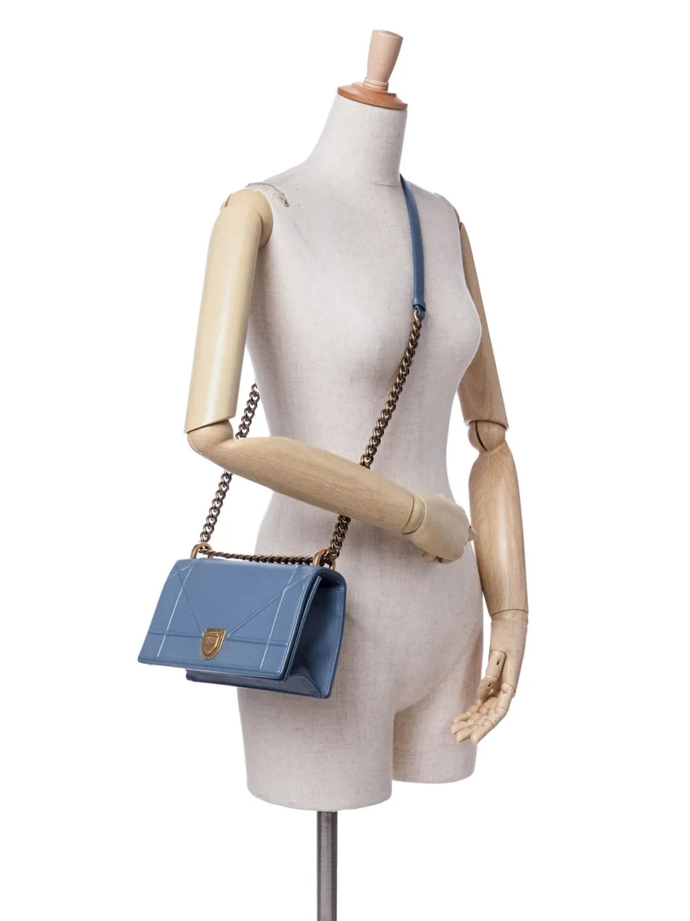 Christian Dior Pre-Owned 2019 Small Grained Calfskin Diorama Flap crossbody bag | Pre-Owned | Image 2