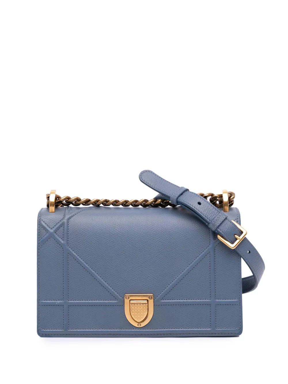 Christian Dior Pre-Owned 2019 ディオラマ フラップ ショルダーバッグ S - ブルー Christian Dior Pre-Owned 2019 ディオラマ フラップ ショルダーバッグ S - ブルー
