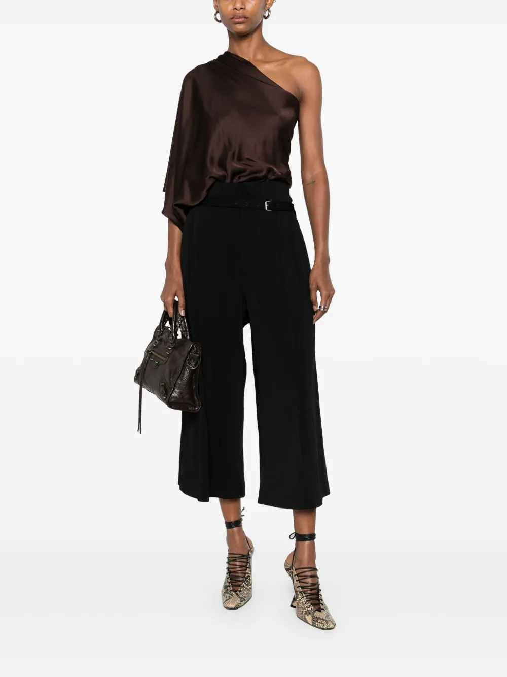 Niccolò Pasqualetti Cropped broek Zwart