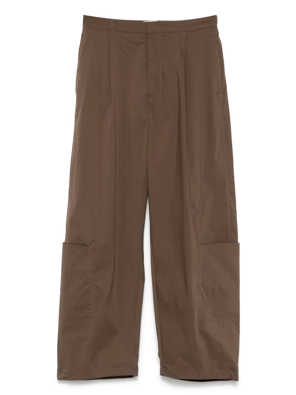 Amomento patch-pocket trousers | Brown | Image 1