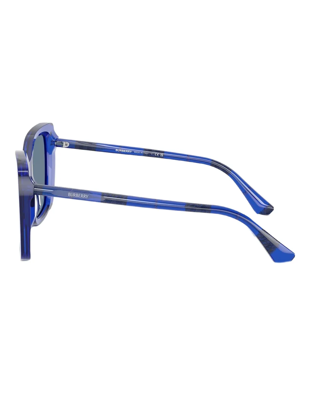 Burberry Eyewear Zonnebril met vierkant montuur Blauw