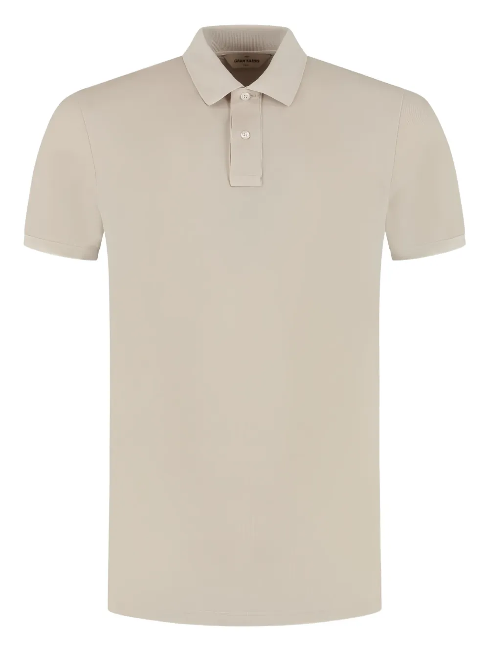 two-button polo shirt