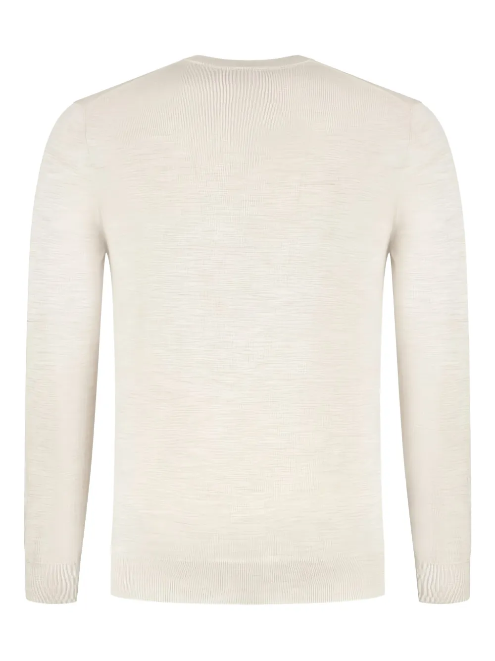 Zanone Trui met ronde hals - Beige