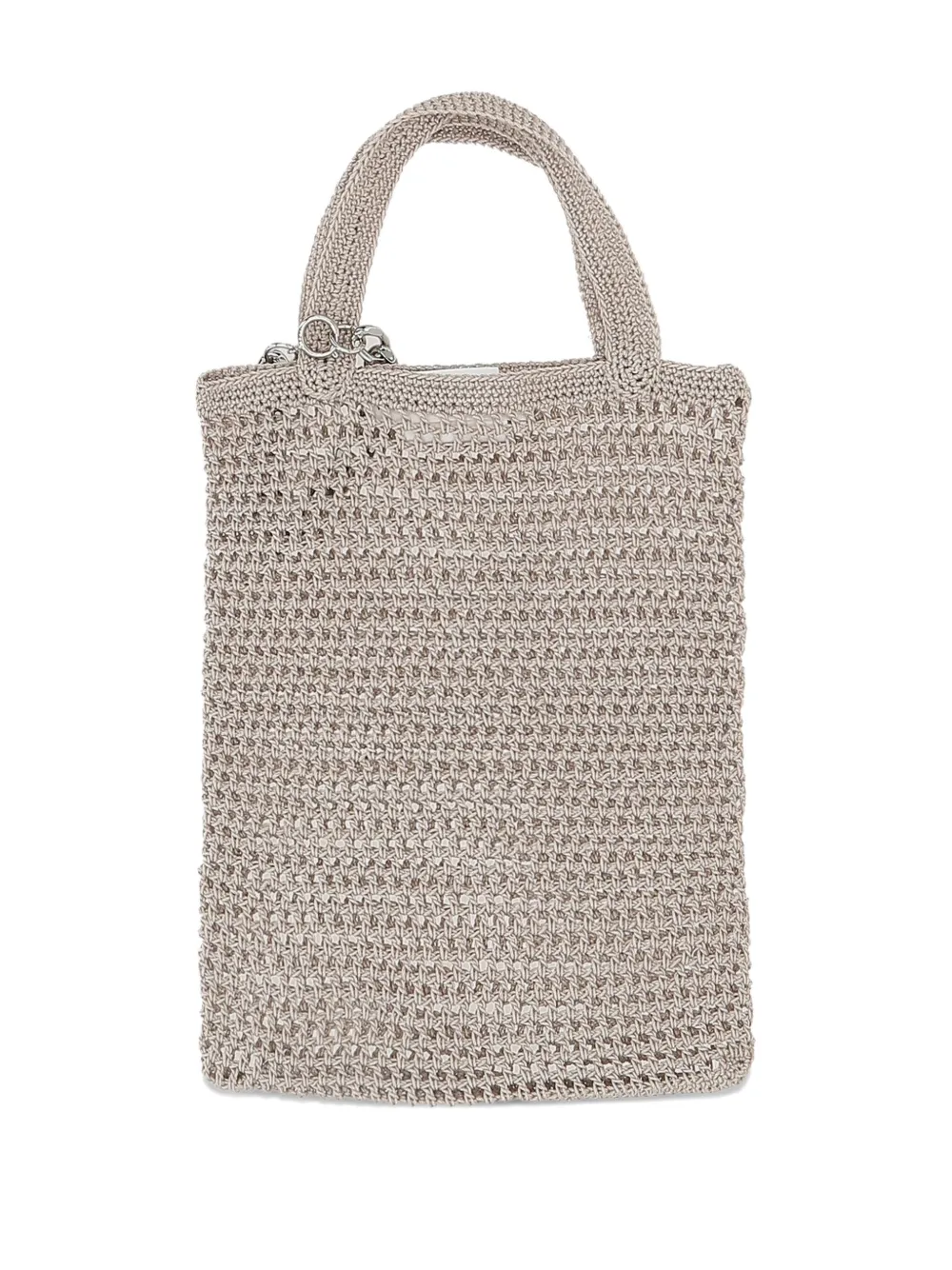 Niccolò Pasqualetti Coya macramé tote bag - Beige