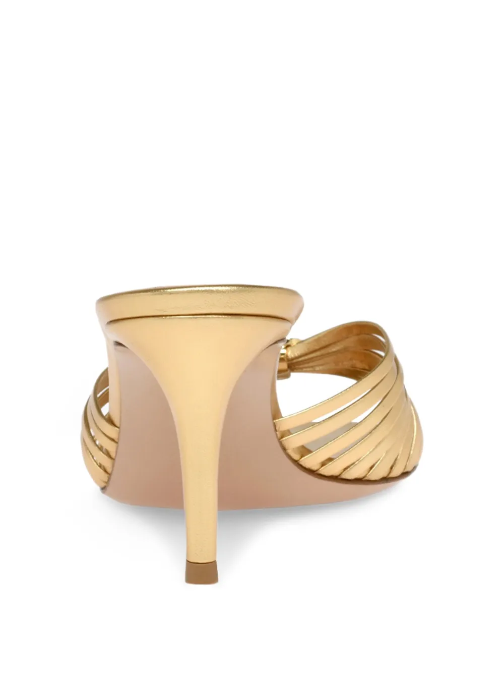 Gianvito Rossi 70mm Vyna mules Gold