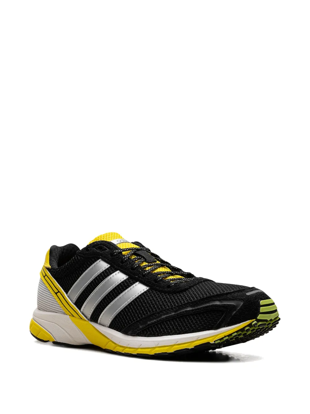 Adidas Adizero Adios OG Core Black/Silver Metallic/Yellow sneakers - Zwart