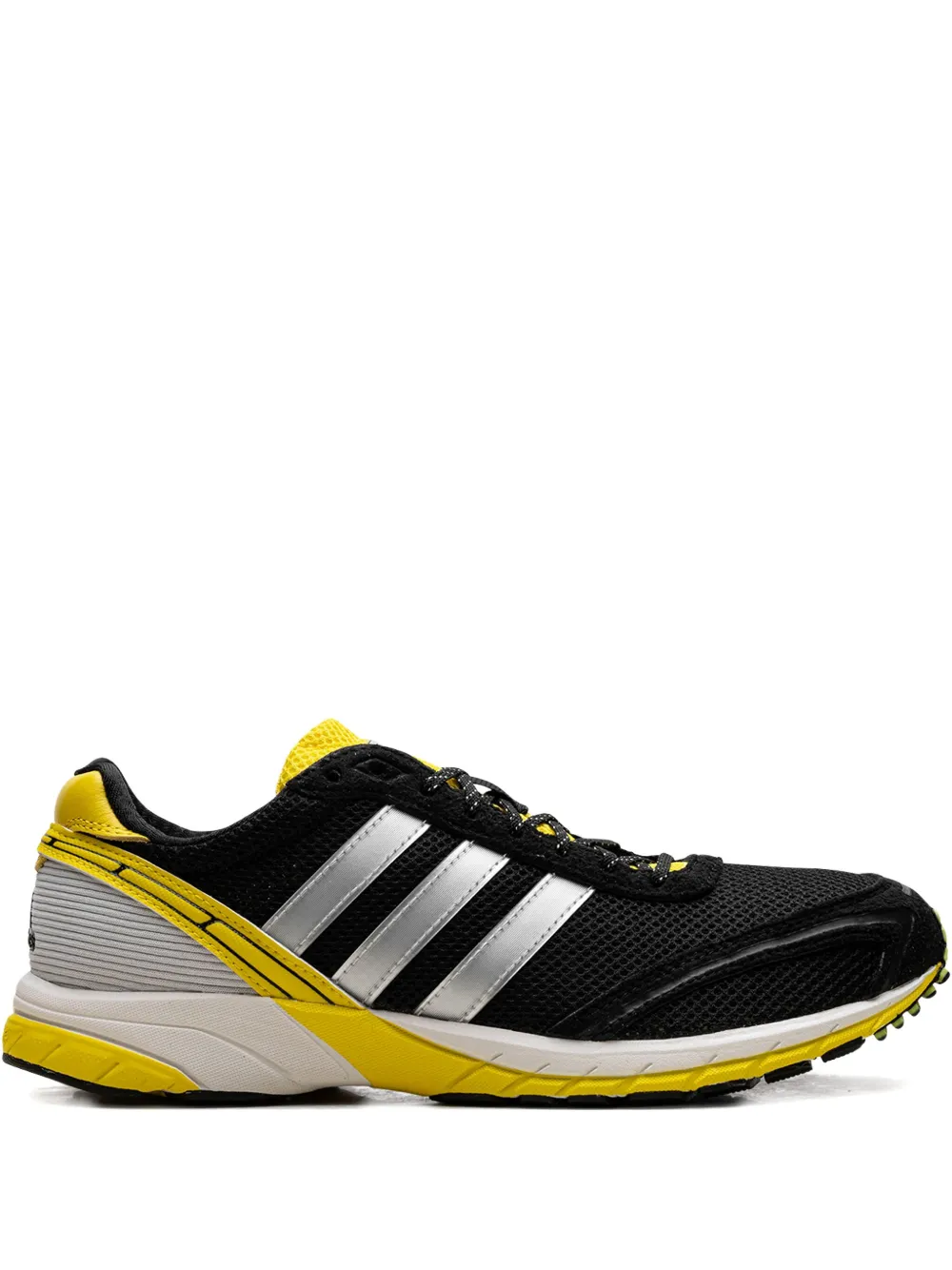adidas Adizero Adios OG "Core Black Silver Metallic Yellow" sneakers