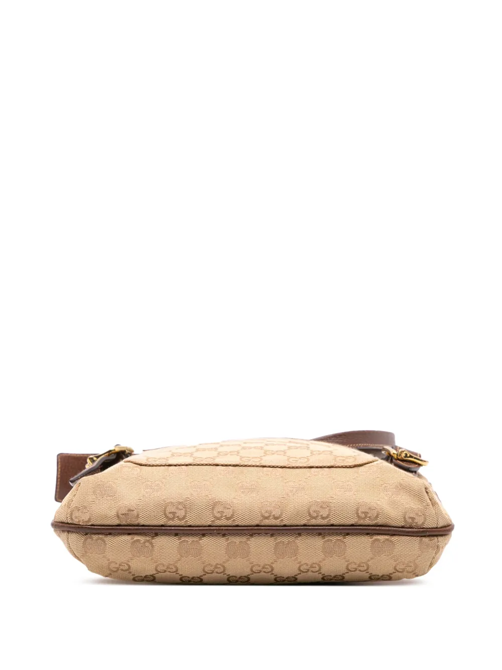 Pre-owned Gucci 2000-2015 Gg Canvas Crossbody Bag In Brown