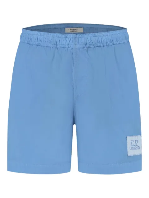 C.P. Company Kids shorts de playa con parche del logo