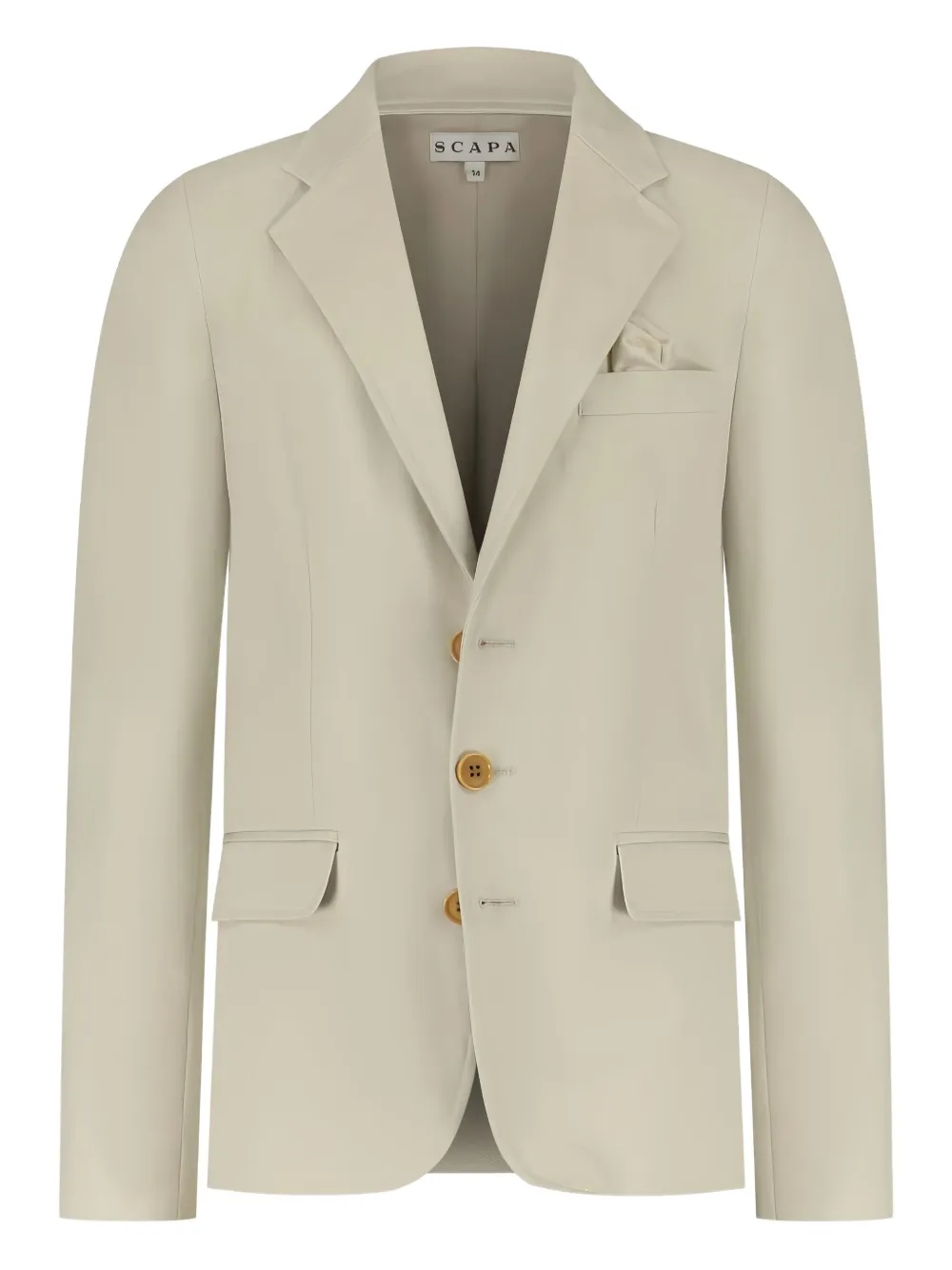 Scapa three-button pocket blazer | Neutrals | Image 1